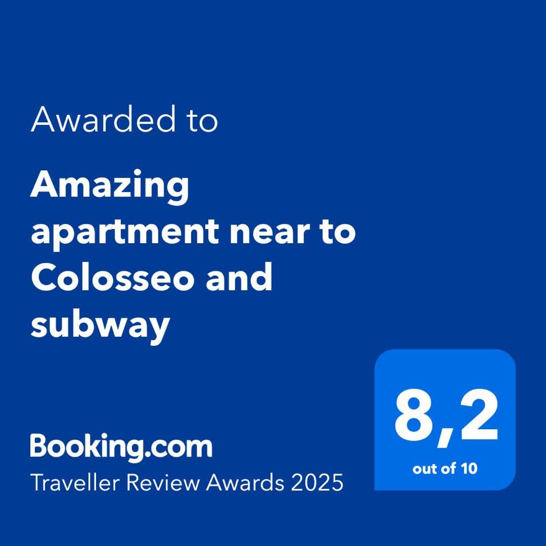 Amazing Apartment Near To Colosseo And Subway Roma Exterior foto